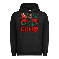 Pigment Black oh what fun it is to cheer Urban Hoodie - MaliasSmallBusiness