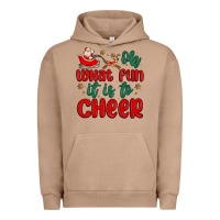 Pigment Burro oh what fun it is to cheer Urban Hoodie - MaliasSmallBusiness
