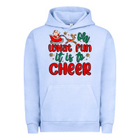 Pigment Grape Ice oh what fun it is to cheer Urban Hoodie - MaliasSmallBusiness