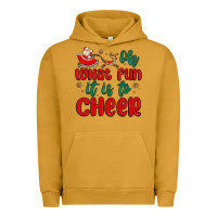 Pigment Peanut Butter oh what fun it is to cheer Urban Hoodie - MaliasSmallBusiness