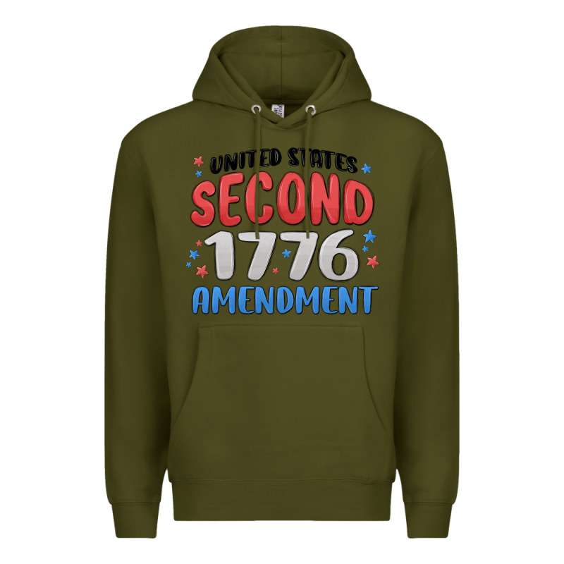 United States Second 1776 Amendment Premium Hoodie by MaliasSmallBusiness | Teevron