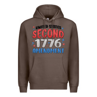 Coffee united states second 1776 amendment Premium Hoodie - MaliasSmallBusiness