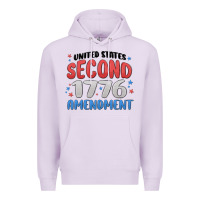 Lilac united states second 1776 amendment Premium Hoodie - MaliasSmallBusiness