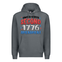 Rock united states second 1776 amendment Premium Hoodie - MaliasSmallBusiness