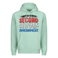 Seafoam united states second 1776 amendment Premium Hoodie - MaliasSmallBusiness