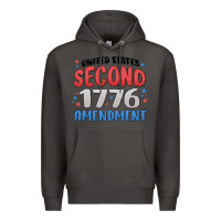 Smoke united states second 1776 amendment Premium Hoodie - MaliasSmallBusiness