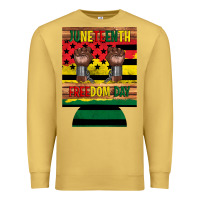 Antique Gold juneteenth freedom day 12 oz can cooler (regular) 2 Premium Sweatshirt - Artiststas