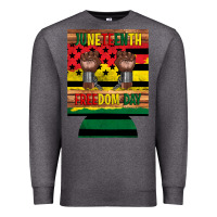 Charcoal Heather juneteenth freedom day 12 oz can cooler (regular) 2 Premium Sweatshirt - Artiststas