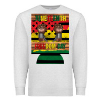 Oatmeal Heather juneteenth freedom day 12 oz can cooler (regular) 2 Premium Sweatshirt - Artiststas