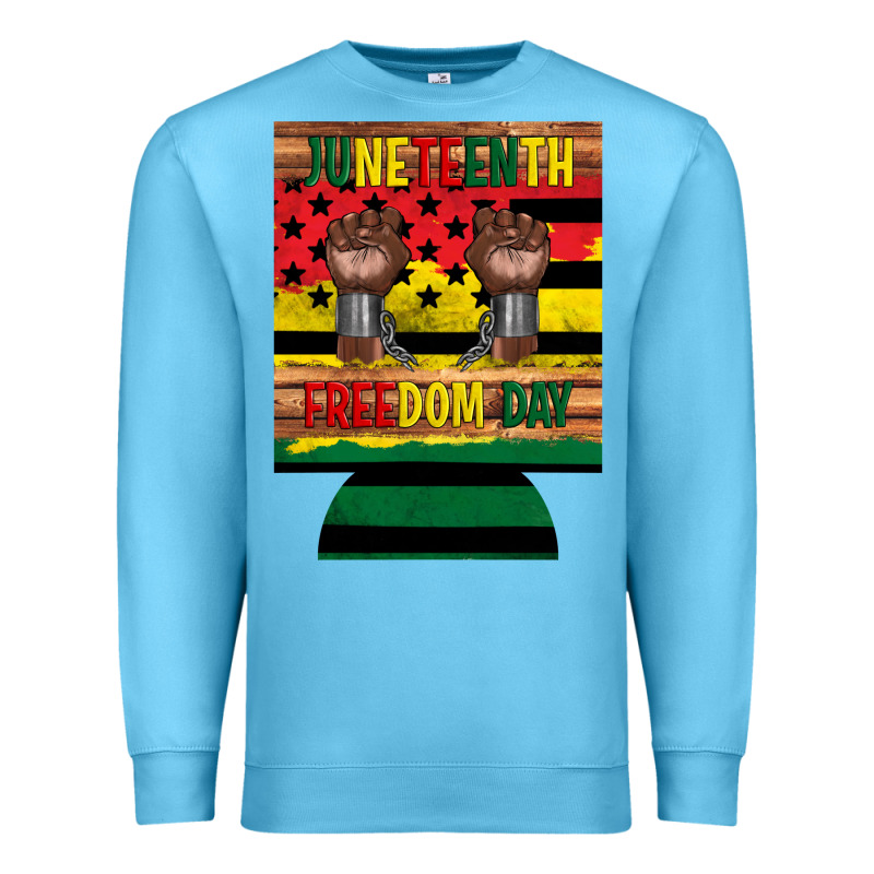 Juneteenth Freedom Day 12 Oz Can Cooler (regular) 2 Premium Sweatshirt by Artiststas | Teevron