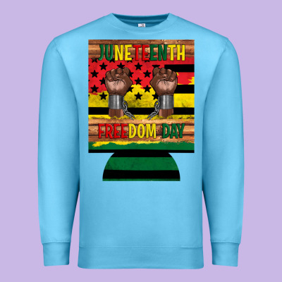 Juneteenth Freedom Day 12 Oz Can Cooler (regular) 2 Premium Sweatshirt Designed By Artiststas