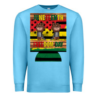 Ocean Blue juneteenth freedom day 12 oz can cooler (regular) 2 Premium Sweatshirt - Artiststas