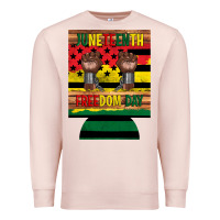 Pale Pink juneteenth freedom day 12 oz can cooler (regular) 2 Premium Sweatshirt - Artiststas