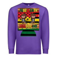 Purple juneteenth freedom day 12 oz can cooler (regular) 2 Premium Sweatshirt - Artiststas