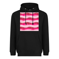 Black valentines day glitter and leopard seamless pattern Heavyweight Hoodie - BundleAndBundleShop