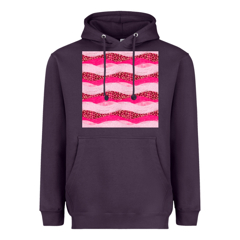 Valentines Day Glitter And Leopard Seamless Pattern Heavyweight Hoodie by BundleAndBundleShop | Teevron