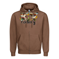 Chestnut kentucky state cowhide serape cactus Zipper Hoodie - RanaPortraitStore