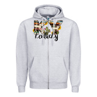 Heather Grey kentucky state cowhide serape cactus Zipper Hoodie - RanaPortraitStore