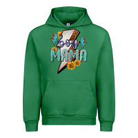 Emerald boy mama lightning bold Urban Hoodie - NancyCooperArtShop