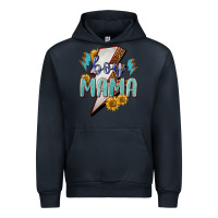 Navy boy mama lightning bold Urban Hoodie - NancyCooperArtShop