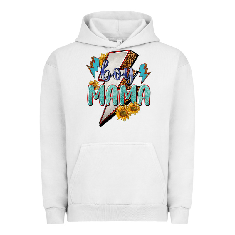 Boy Mama Lightning Bold Urban Hoodie by NancyCooperArtShop | Teevron