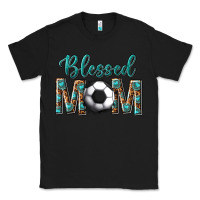 Black western blessed mom with soccer Classic Tee - texasbilliewilder