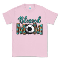 Bubblegum Pink western blessed mom with soccer Classic Tee - texasbilliewilder