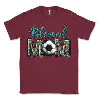 Burgundy western blessed mom with soccer Classic Tee - texasbilliewilder