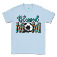 Dusty Blue western blessed mom with soccer Classic Tee - texasbilliewilder