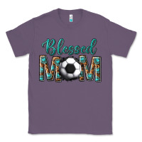Lavender western blessed mom with soccer Classic Tee - texasbilliewilder