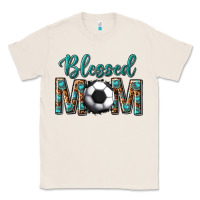 Natural western blessed mom with soccer Classic Tee - texasbilliewilder