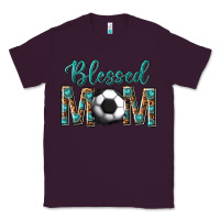 Plum western blessed mom with soccer Classic Tee - texasbilliewilder