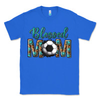 True Royal western blessed mom with soccer Classic Tee - texasbilliewilder