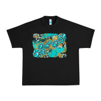 Black gemstone cowhide glitter background Urban Heavy Tee - Artiststas
