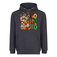 Smoke ho ho ho christmas latte with gnomies Heavyweight Hoodie - AdoDesignShop