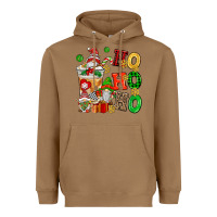 Toasted Coconut ho ho ho christmas latte with gnomies Heavyweight Hoodie - AdoDesignShop
