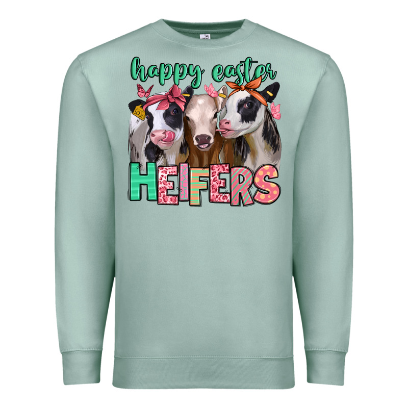 Happy Easter Heifers Premium Sweatshirt by Jasminsmagicworld | Teevron