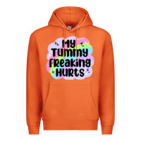Carrot my tummy freaking hurts Premium Hoodie - MaliasSmallBusiness