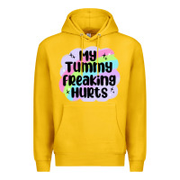 Lemon my tummy freaking hurts Premium Hoodie - MaliasSmallBusiness