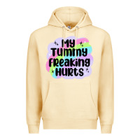 Pina Colada my tummy freaking hurts Premium Hoodie - MaliasSmallBusiness