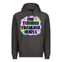 Smoke my tummy freaking hurts Premium Hoodie - MaliasSmallBusiness