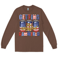Chestnut getting star spangled hammared Long Sleeve Tee - texasbilliewilder
