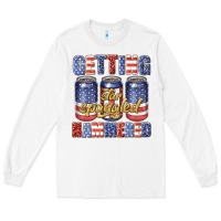 White getting star spangled hammared Long Sleeve Tee - texasbilliewilder