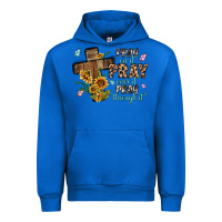 Cobalt pray on it pray over it pray through it Urban Hoodie - MaliasSmallBusiness