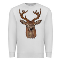 Dove Grey deer Premium Sweatshirt - JahusDesignShop