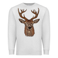 Oatmeal Heather deer Premium Sweatshirt - JahusDesignShop