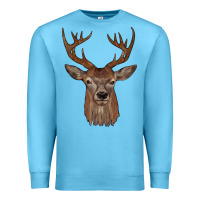 Ocean Blue deer Premium Sweatshirt - JahusDesignShop