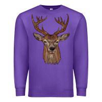 Purple deer Premium Sweatshirt - JahusDesignShop