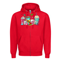 Red science teacher coffee cups Zipper Hoodie - Zillion Design Studio