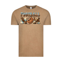 Vintage Coffee football mom football smiley face Vintage Tee - BarkalooDesign